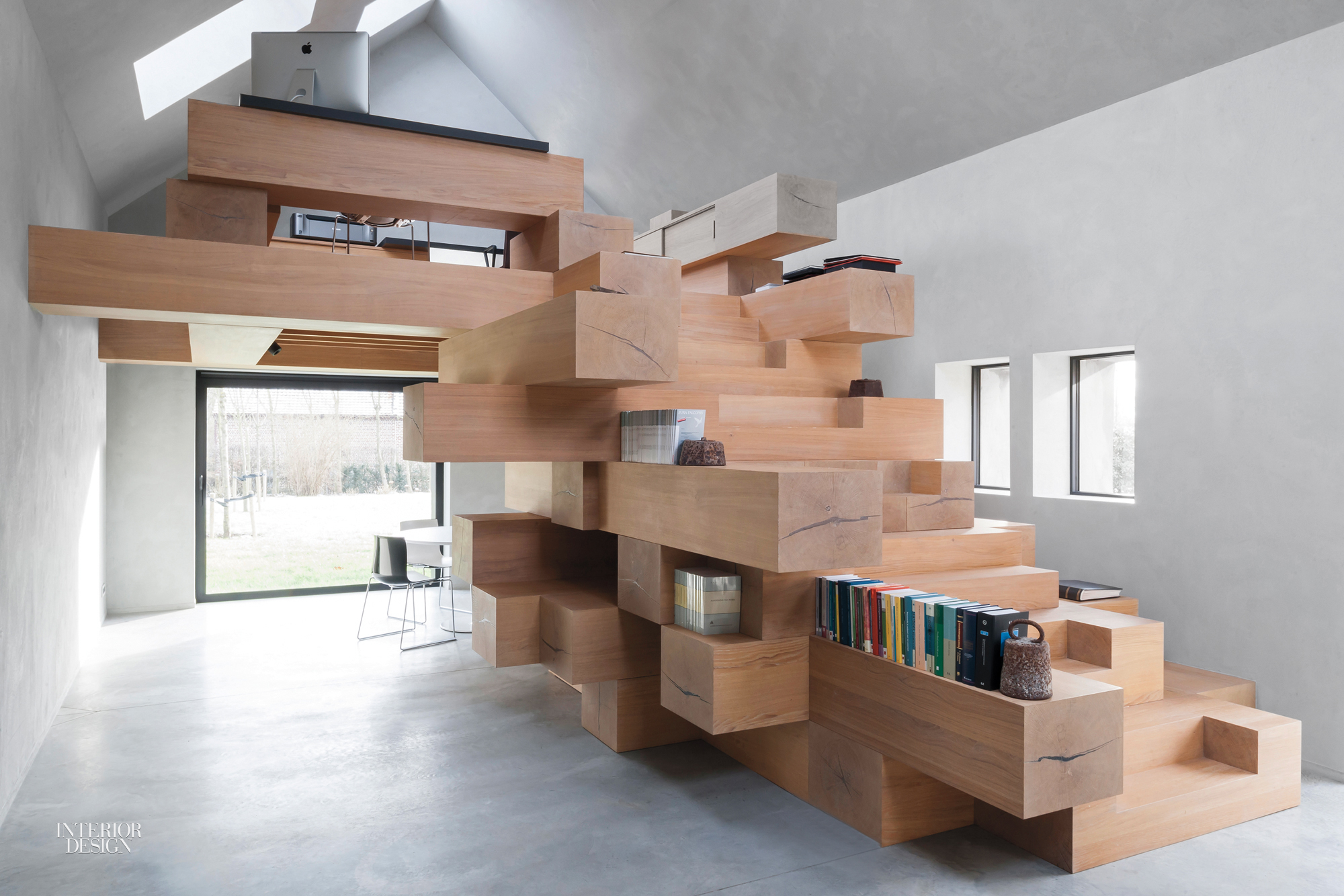 1 Reimagines an 18th-Century Stable as a Home Office