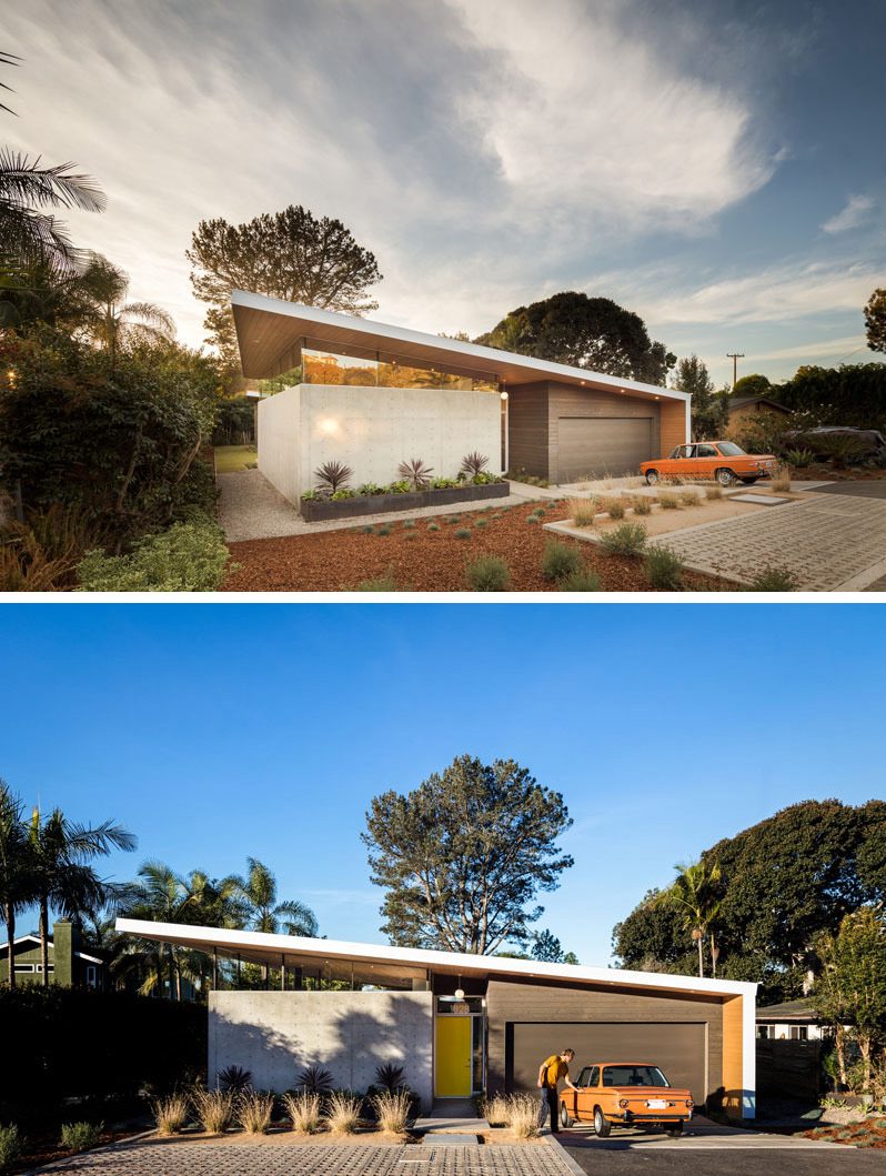 House Tour- A Mid-Century House in California with a Curved Roof