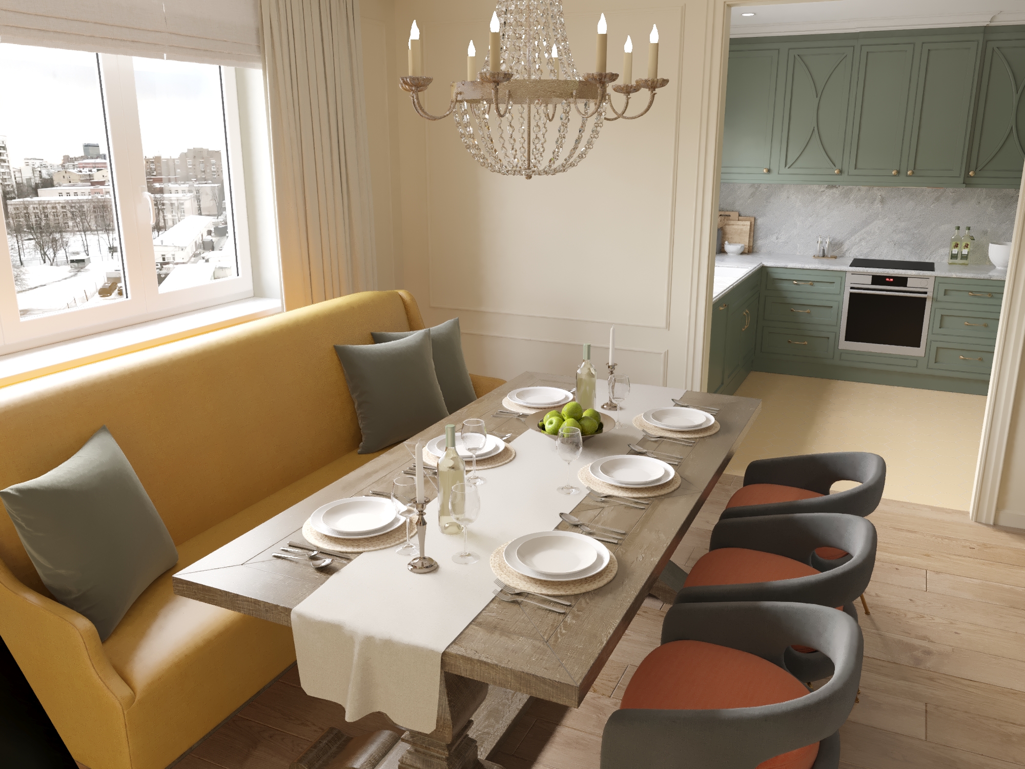 5 Reasons Why You Want This Dining Room Design by Nadya Zotova