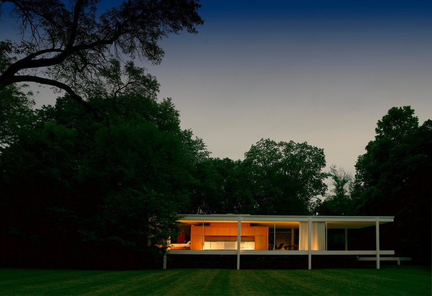 Mid-Century Modern Icons- The FarnsworthHouse by Mies van der Rohe
