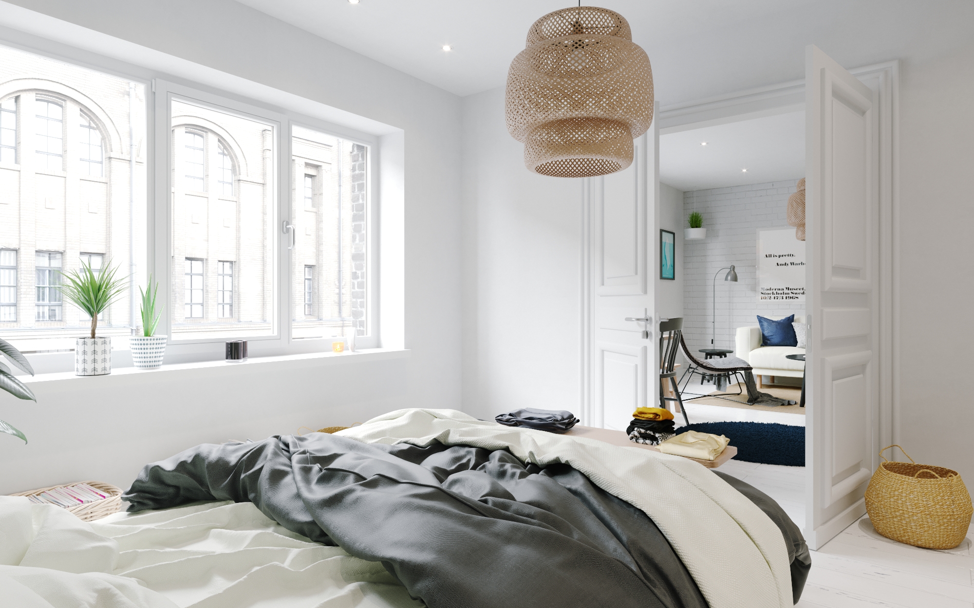 A Small Apartment Boasts A Scandinavian Interior Bliss in Warsaw