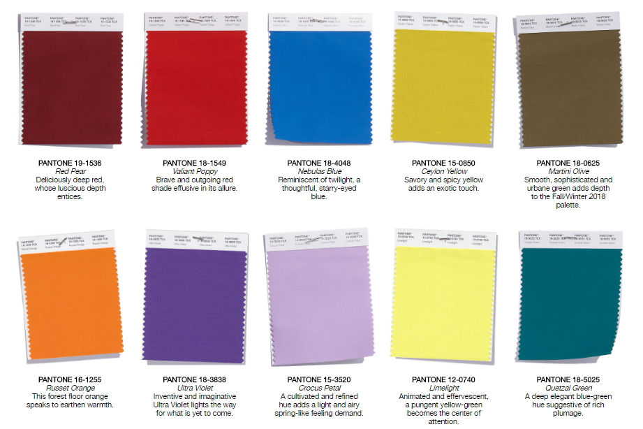 The Pantone Color Palette for the Fall Everyone's Talking About_1