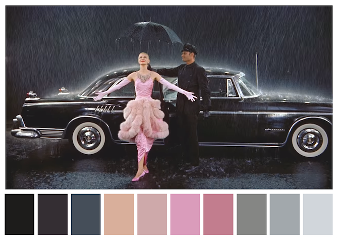 Top 20 Pallette Colors of Iconic Movies_Funny Face (1957) dir. Stanley Donen Iconic Movies Top 20 Pallette Colors of Iconic Movies Funny Face 1957 dir