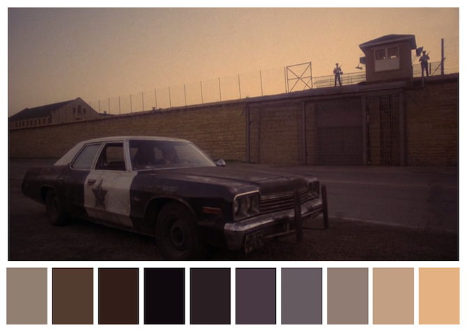 Top 20 Pallette Colors of Iconic Movies_The Blues Brothers (1980) dir. John Landis Iconic Movies Top 20 Pallette Colors of Iconic Movies The Blues Brothers 1980 dir