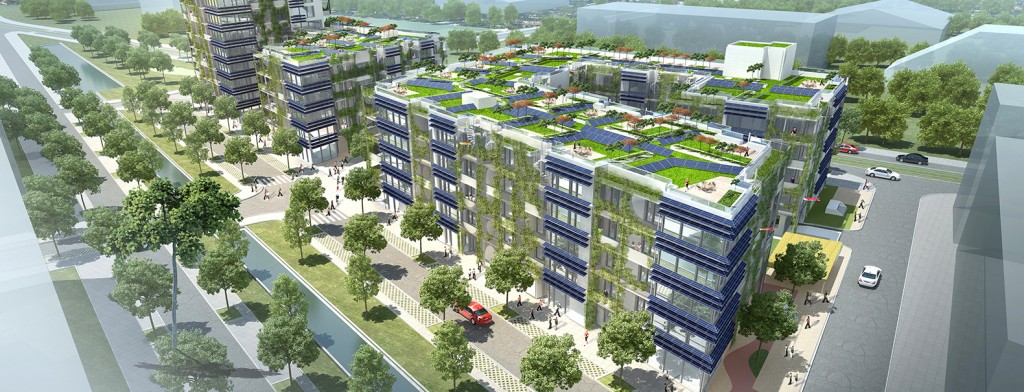 Heildelberg Village Heildelberg Village Heildelberg Village, the first sustainable condominium in the world Heidelberg Village Passive Housing Complex 1024x392