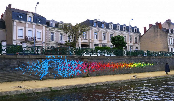 Street art: French artist colors the cities with origamis street art Street art: French artist colors the cities with origamis Street art French artist colors the cities with origamis 4