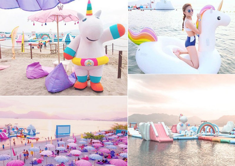 Unicorn Inflatable Island: The Dream Trip for Instagram Lovers inflatable island Unicorn Inflatable Island: The Dream Trip for Instagram Lovers isla con tematica de unicornios