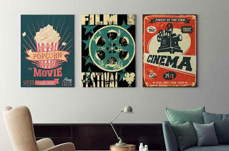 Vintage Posters Wall Ideas chicago 2021