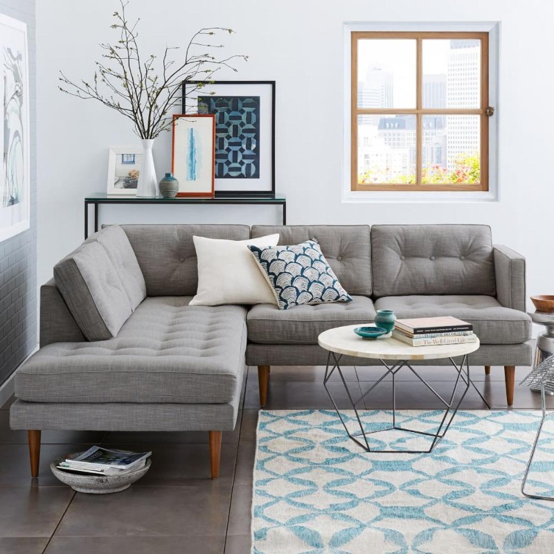 7 Photos that May Convince You to Get a Mid-Century Sofa mid-century sofa 7 Photos that May Convince You to Get a Mid-Century Sofa peggy chaise sectional h1221 1z