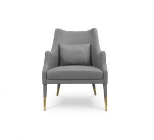 small modern apartment Small Modern Apartment With A Smart Layout And Neutral Colors carver armchair zoom 01 300x273