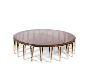 small modern apartment Small Modern Apartment With A Smart Layout And Neutral Colors newson center table zoom 01 1 300x273