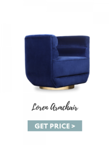 pantone color trends Trend Alert: These Are The Pantone Color Trends Fall/Winter 2019 loren armchair blue 225x300