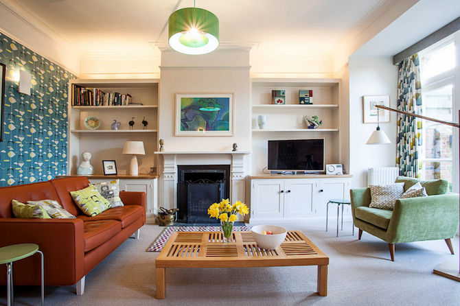 1950's traditional living room