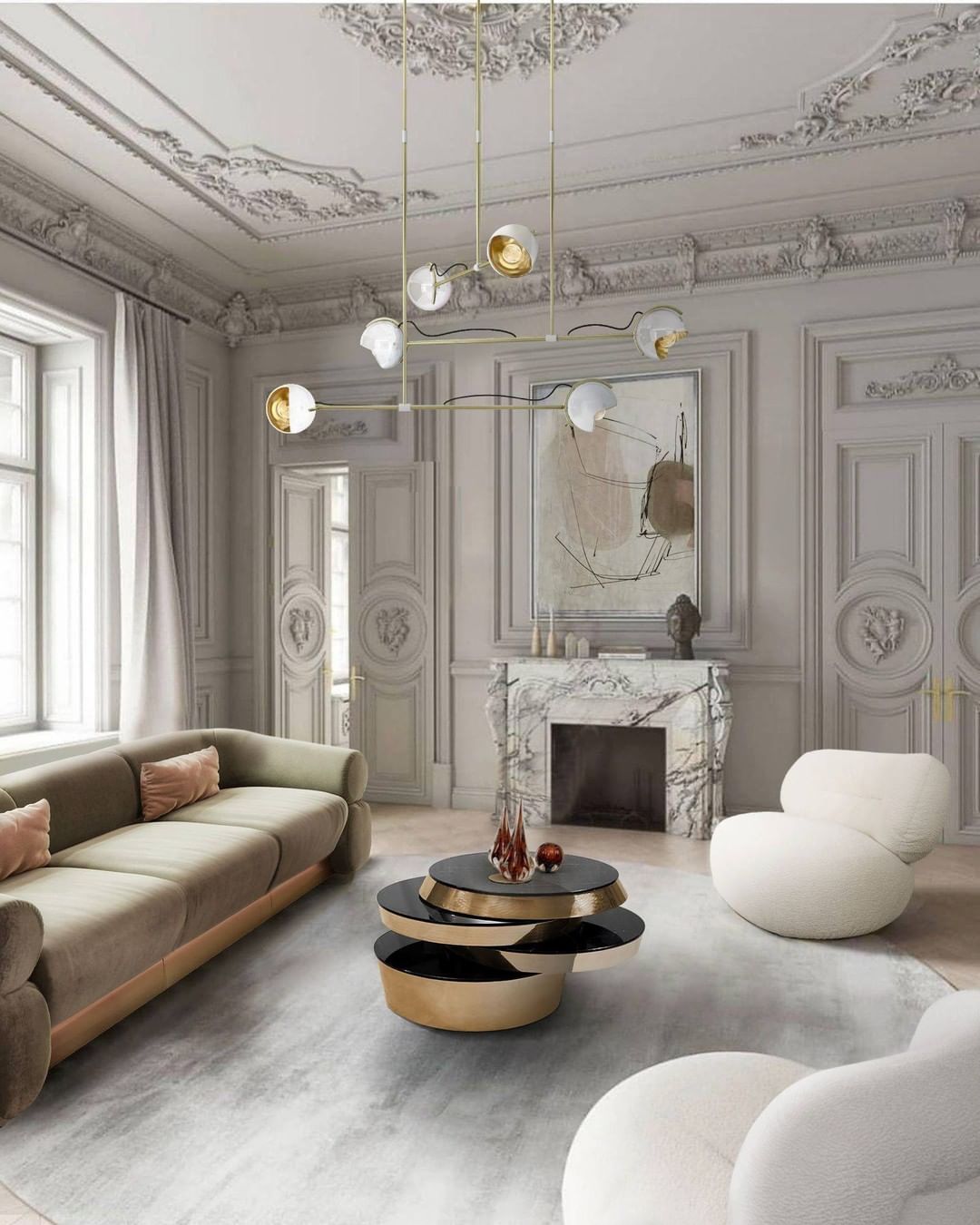 GET INSPIRE BY THIS LUXURIOUS LIVING ROOM