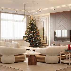 THE PERFECT GLAMOROUS CHRISTMAS LIVING ROOM – Room by Room