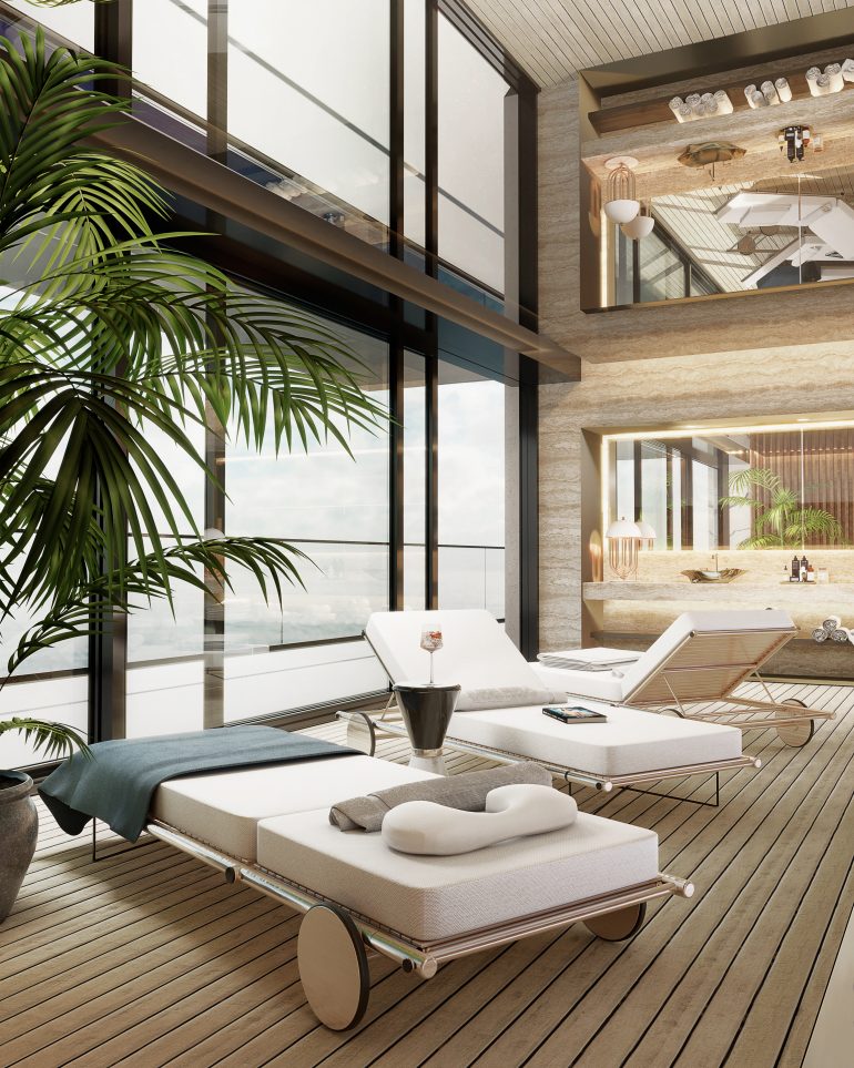 AN INDOOR POOL WITH A SEASIDE VIEW – Room by Room