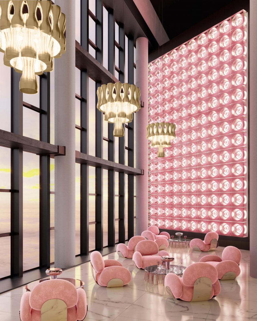 A LUXURY BAR WITH PINK DETAILS – Room by Room