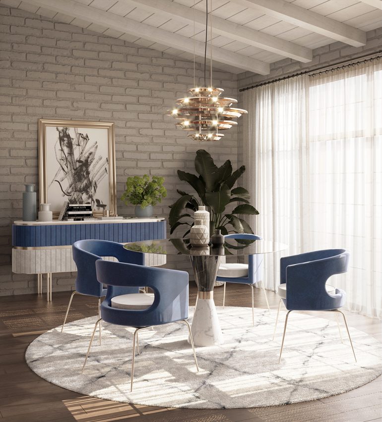 A PASTEL BLUE PALETTE WITH ELLEN DINING CHAIR – Room by Room
