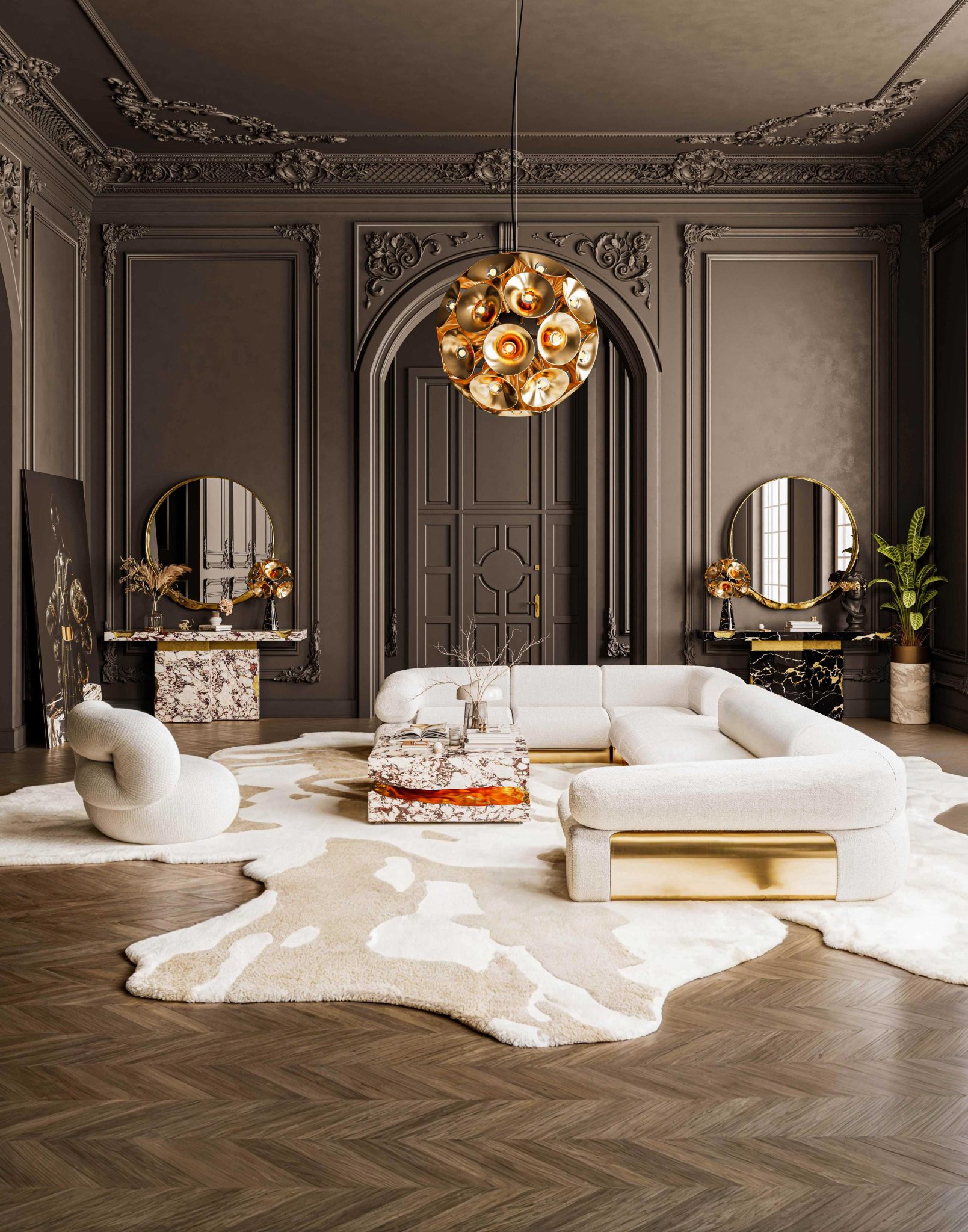 Mid-Century Modern Luxury in Saudi Arabia: A Million-Dollar Living Room ...
